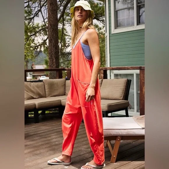 NWT FP Movement Hot Shot Onesie - Vintage Red - Picture 3 of 9